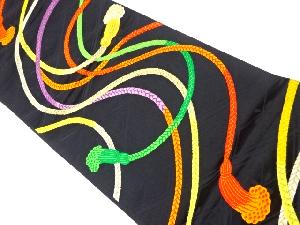 紐模様織出し袋帯